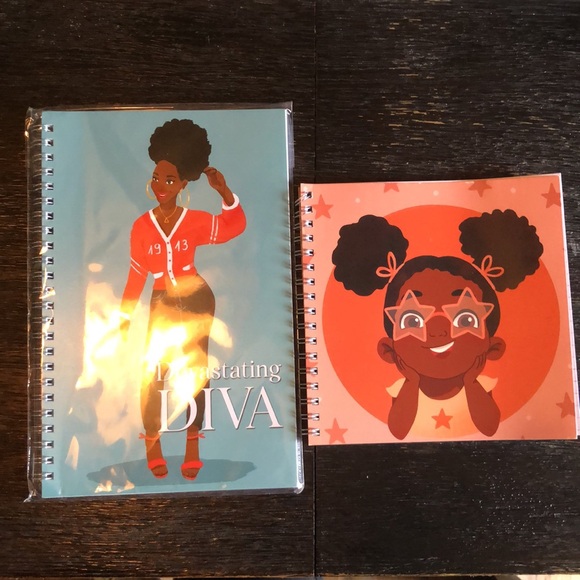 Spiral Hard cover journal, spiral note book, 2 small note pad - Picture 4 of 4